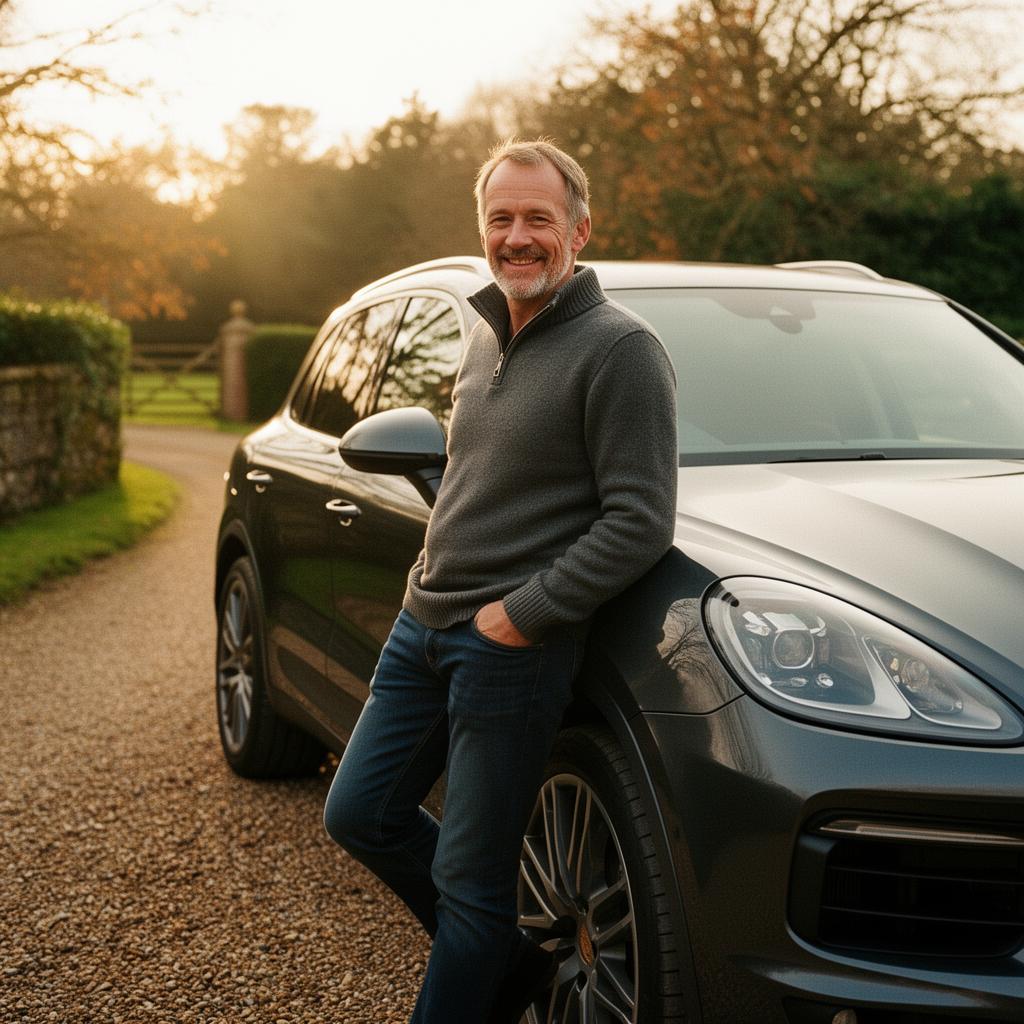 David from Surrey with their Porsche Cayenne E-Hybrid