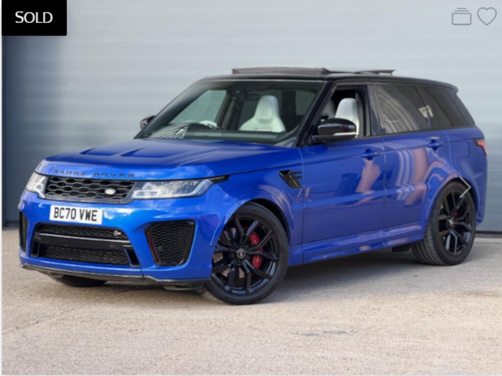 Land Rover Range Rover Sport SVR in Estoril Blue